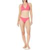 image:imageAmazon Essentials Womens LightSupport Padded Tie Halter Bikini Swimsuit Top Available in Plus SizeHot Pink