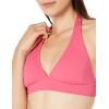 image:imageAmazon Essentials Womens LightSupport Padded Tie Halter Bikini Swimsuit Top Available in Plus SizeHot Pink
