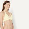 image:imageAmazon Essentials Womens LightSupport Padded Tie Halter Bikini Swimsuit Top Available in Plus SizeLight Yellow