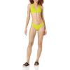image:imageAmazon Essentials Womens LightSupport Padded Tie Halter Bikini Swimsuit Top Available in Plus SizeLime Green