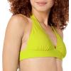 image:imageAmazon Essentials Womens LightSupport Padded Tie Halter Bikini Swimsuit Top Available in Plus SizeLime Green