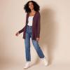 image:imageAmazon Essentials Womens Lightweight Long Sleeve OpenFront Cardigan Sweater Available in Plus SizeBurgundy