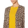 image:imageAmazon Essentials Womens Lightweight Long Sleeve OpenFront Cardigan Sweater Available in Plus SizeCamel Leopard