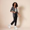 image:imageAmazon Essentials Womens Lightweight Long Sleeve OpenFront Cardigan Sweater Available in Plus SizeCharcoal Heather