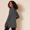 image:imageAmazon Essentials Womens Lightweight Long Sleeve OpenFront Cardigan Sweater Available in Plus SizeCharcoal Heather