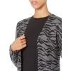 image:imageAmazon Essentials Womens Lightweight Long Sleeve OpenFront Cardigan Sweater Available in Plus SizeCharcoal Tiger Print