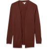 image:imageAmazon Essentials Womens Lightweight Long Sleeve OpenFront Cardigan Sweater Available in Plus SizeDark Chestnut Brown Heather