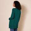 image:imageAmazon Essentials Womens Lightweight Long Sleeve OpenFront Cardigan Sweater Available in Plus SizeDark Green
