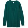 image:imageAmazon Essentials Womens Lightweight Long Sleeve OpenFront Cardigan Sweater Available in Plus SizeDark Green