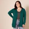 image:imageAmazon Essentials Womens Lightweight Long Sleeve OpenFront Cardigan Sweater Available in Plus SizeDark Green
