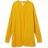 image:imageAmazon Essentials Womens Lightweight Long Sleeve OpenFront Cardigan Sweater Available in Plus SizeGold
