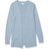 image:imageAmazon Essentials Womens Lightweight Long Sleeve OpenFront Cardigan Sweater Available in Plus SizeIndigo Blue Heather