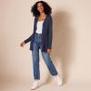 image:imageAmazon Essentials Womens Lightweight Long Sleeve OpenFront Cardigan Sweater Available in Plus SizeNavy