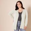 image:imageAmazon Essentials Womens Lightweight Long Sleeve OpenFront Cardigan Sweater Available in Plus SizeOatmeal Heather