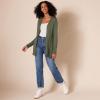image:imageAmazon Essentials Womens Lightweight Long Sleeve OpenFront Cardigan Sweater Available in Plus SizeOlive
