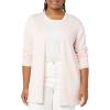image:imageAmazon Essentials Womens Lightweight Long Sleeve OpenFront Cardigan Sweater Available in Plus SizePale Pink