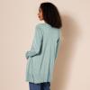 image:imageAmazon Essentials Womens Lightweight Long Sleeve OpenFront Cardigan Sweater Available in Plus SizeSage Green Heather