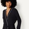 image:imageAmazon Essentials Womens Long Sleeve Robe ModalBlend BathrobeBlack