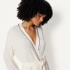image:imageAmazon Essentials Womens Long Sleeve Robe ModalBlend BathrobeIvory