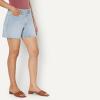 image:imageAmazon Essentials Womens Low Stretch MidRise RegularFit Jean ShortStone Light Wash
