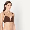 image:imageAmazon Essentials Womens Microfiber Ultimate Low Plunge BraRich Hazel