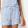 image:imageAmazon Essentials Womens ModalBlend Pajama Set Camisole with ShortsLight Blue Ivory Ditsy Floral