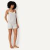 image:imageAmazon Essentials Womens ModalBlend Pajama Set Camisole with ShortsLight Grey Heather