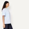 image:imageAmazon Essentials Womens OversizedFit Short Sleeve Crewneck ShirtLight Blue