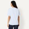 image:imageAmazon Essentials Womens OversizedFit Short Sleeve Crewneck ShirtLight Blue