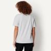 image:imageAmazon Essentials Womens OversizedFit Short Sleeve Crewneck ShirtLight Grey Heather