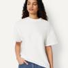 image:imageAmazon Essentials Womens OversizedFit Short Sleeve Crewneck ShirtWhite
