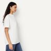 image:imageAmazon Essentials Womens OversizedFit Short Sleeve Crewneck ShirtWhite