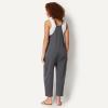 image:imageAmazon Essentials Womens OversizedFit Sleeveless JumpsuitCharcoal Heather