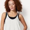 image:imageAmazon Essentials Womens OversizedFit Sleeveless RomperOatmeal Heather