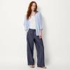 image:imageAmazon Essentials Womens OversizedFit Tie Waist Lightweight PantDark Midnight Wash