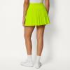 image:imageAmazon Essentials Womens Performance Stretch Woven Pleated Tennis Skirt with Builtin Shorts and PocketsLime Green