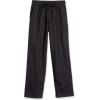 image:imageAmazon Essentials Womens Pull On Linen Blend Drawstring Relaxed Fit Wide Leg PantBlack