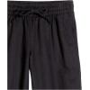 image:imageAmazon Essentials Womens Pull On Linen Blend Drawstring Relaxed Fit Wide Leg PantBlack
