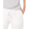 image:imageAmazon Essentials Womens Pull On Linen Blend Drawstring Relaxed Fit Wide Leg PantBright White