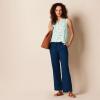 image:imageAmazon Essentials Womens Pull On Linen Blend Drawstring Relaxed Fit Wide Leg PantDark Blue
