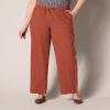 image:imageAmazon Essentials Womens Pull On Linen Blend Drawstring Relaxed Fit Wide Leg PantTerracotta