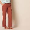 image:imageAmazon Essentials Womens Pull On Linen Blend Drawstring Relaxed Fit Wide Leg PantTerracotta