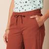 image:imageAmazon Essentials Womens Pull On Linen Blend Drawstring Relaxed Fit Wide Leg PantTerracotta