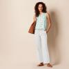 image:imageAmazon Essentials Womens Pull On Linen Blend Drawstring Relaxed Fit Wide Leg PantWhite