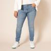 image:imageAmazon Essentials Womens PullOn Mid Rise Stretchy Knit Jegging Available in Plus SizeLight Wash