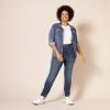 image:imageAmazon Essentials Womens PullOn Mid Rise Stretchy Knit Jegging Available in Plus SizeMedium Wash