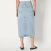 image:imageAmazon Essentials Womens RegularFit HighRise Long Jean SkirtIced Light Wash