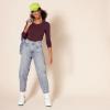 image:imageAmazon Essentials Womens RegularFit LongSleeve Crewneck TShirt Available in Plus SizeBurgundy