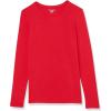 image:imageAmazon Essentials Womens RegularFit LongSleeve Crewneck TShirt Available in Plus SizeCherry Red