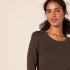image:imageAmazon Essentials Womens RegularFit LongSleeve Crewneck TShirt Available in Plus SizeEspresso